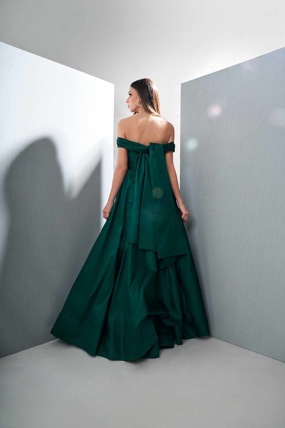 Tafetta Silk Gown