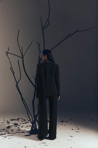 TEAL DRAPE COAT & PANT AC