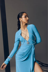 DRAPE MIDI DRESS