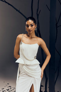 CORSET WITH LONG SKIRT