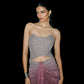 CORSET WITH DRAPE SKIRT