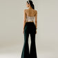 CORSET WITH DRAPED PANTS