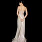 CORSET WITH DRAPED SKIRT