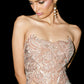 CORSET WITH DRAPED SKIRT
