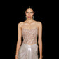 CORSET WITH DRAPED SKIRT