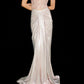 CORSET WITH DRAPED SKIRT