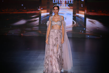 BLOUSE WITH TULLE SKIRT