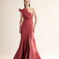 Astro Dust Taffeta Silk Gown with Wrap Detail