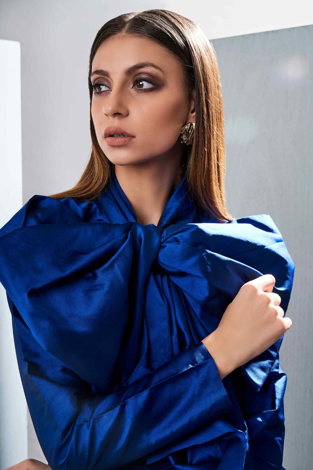 Tafetta Silk Gown