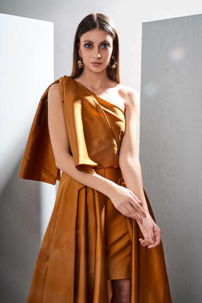 Tafetta Silk Gown