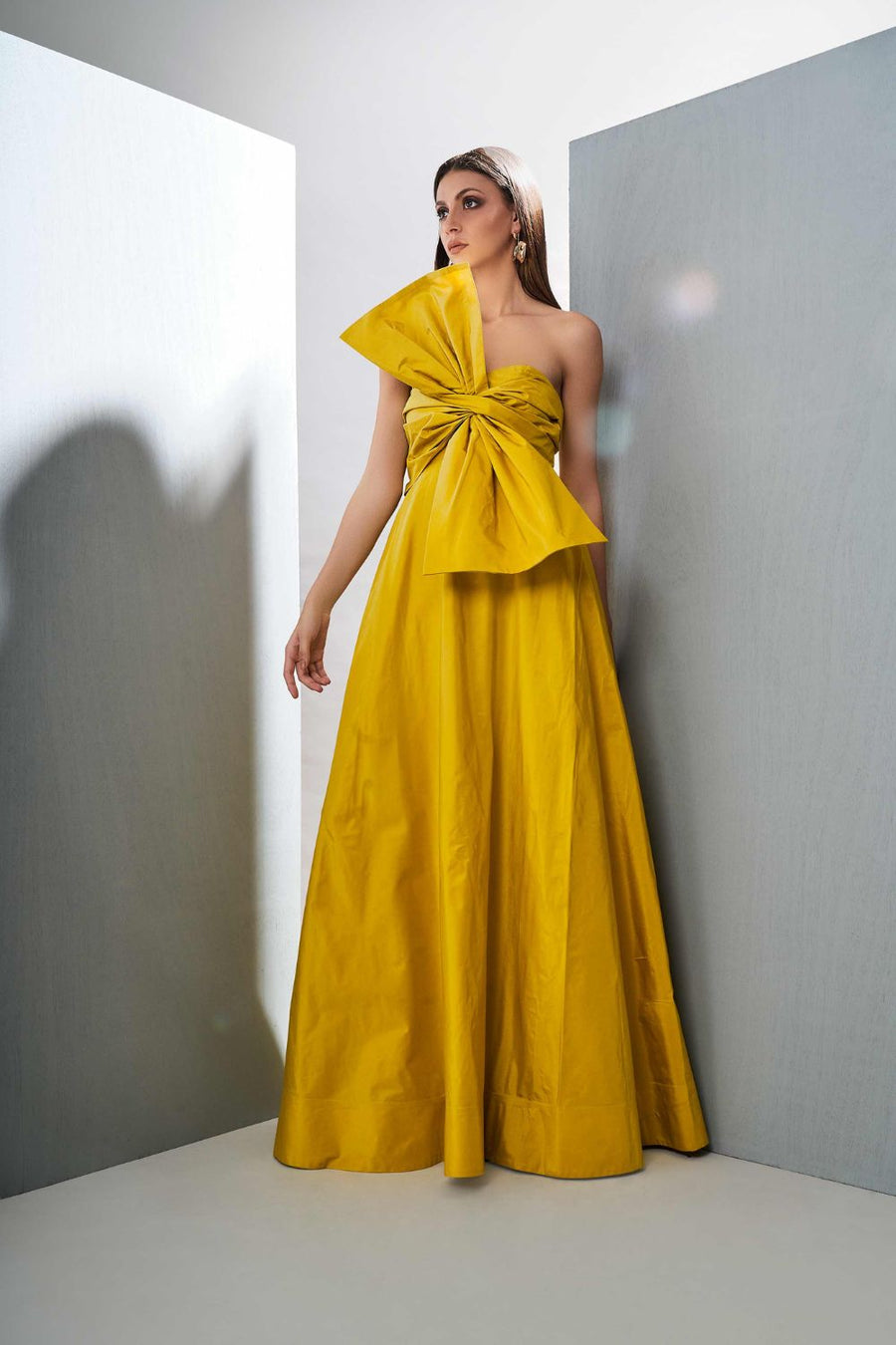 Tafetta Silk Gown