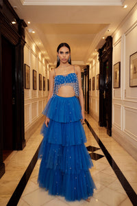 Strapy Bustier With Long Skirt