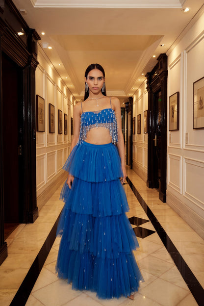 Strapy Bustier With Long Skirt